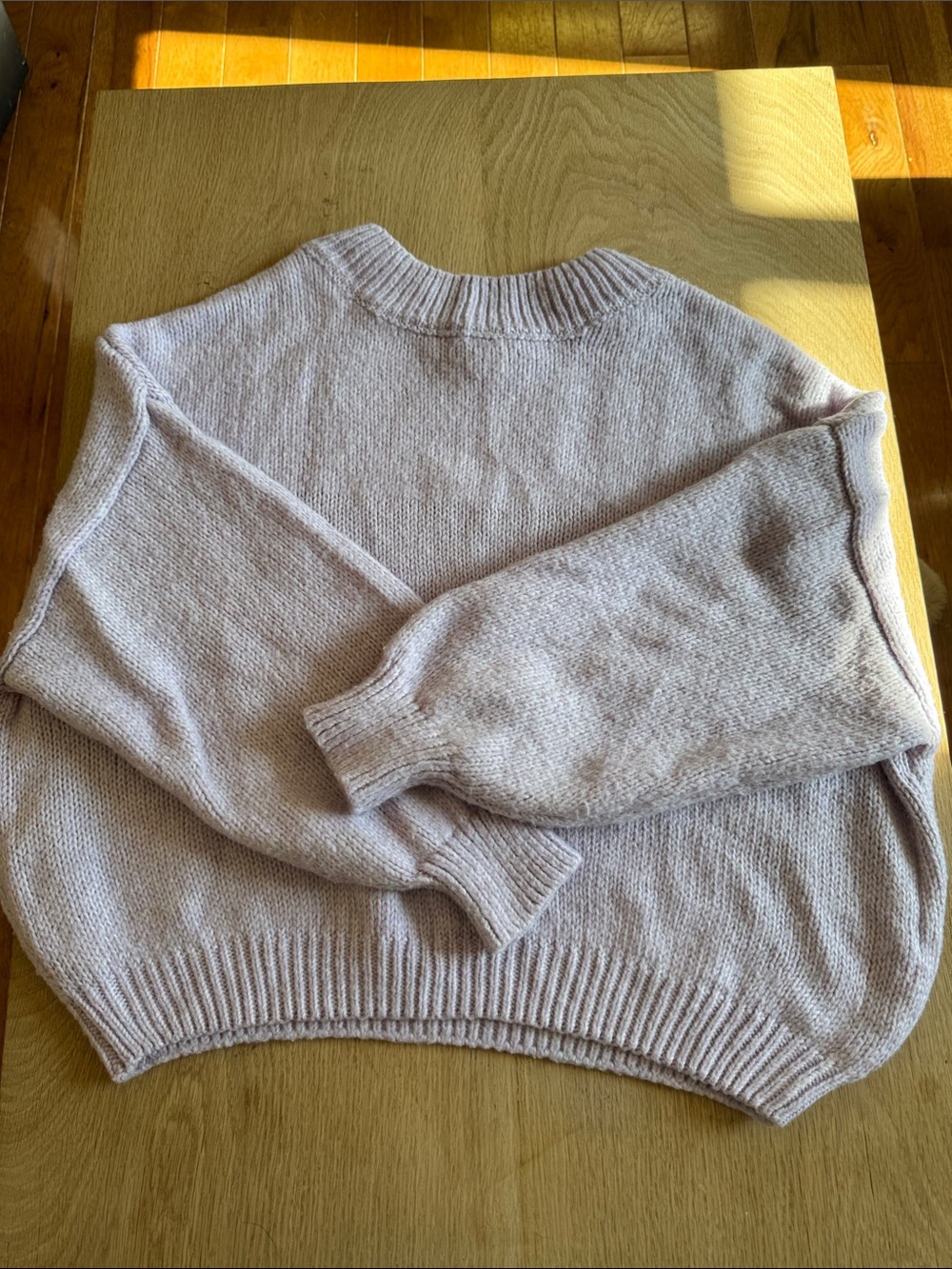 Hippie Rose Soft Dusty Pink Crewneck Sweater